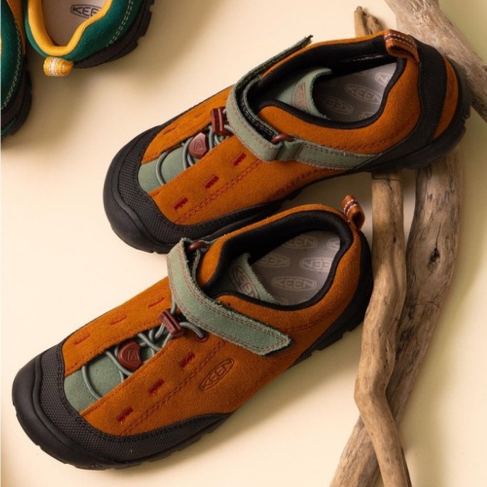 KEEN Kids' Sneakers Jasper ll - Maple and Green size 13